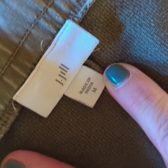 J. Jill Cozy Pants! Well Loved. Organic Stitched Side Seams. Sz M. - Picture 5 of 13